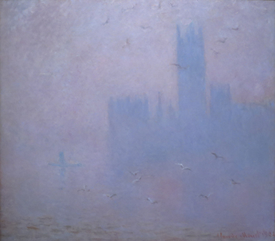 Seagulls, the River Thames and the Houses of Parliament, 1904 Claude Monet